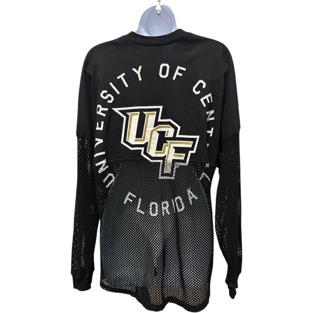 Spirit Jersey UCF Mesh Longsleeve Shirt Black Small